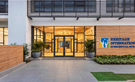 <p>Heritage International Xperiential School,<br />
Primary Campus,<br />
DLF Phase 5, Gurugram</p>
